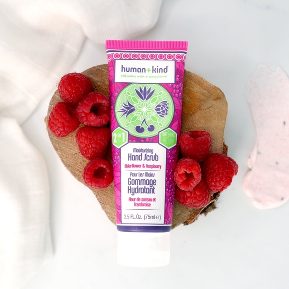 human+kind skincare with a conscience Hand Scrub Elderflower 2.5FL OZ. - Picture 1 of 4